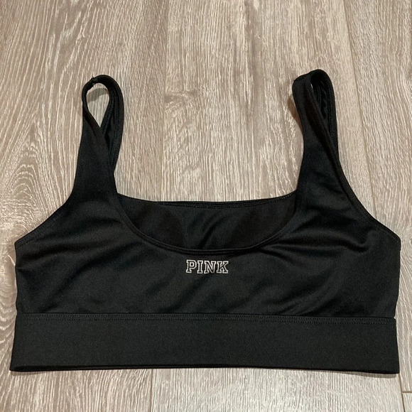 PINK Victoria’s Secret Ultimate lightly lined black sports bra S - Picture 5 of 10